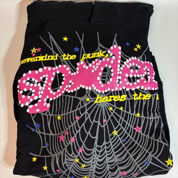 Sp5der P*NK V2 Hoodie - Picture 1 of 6